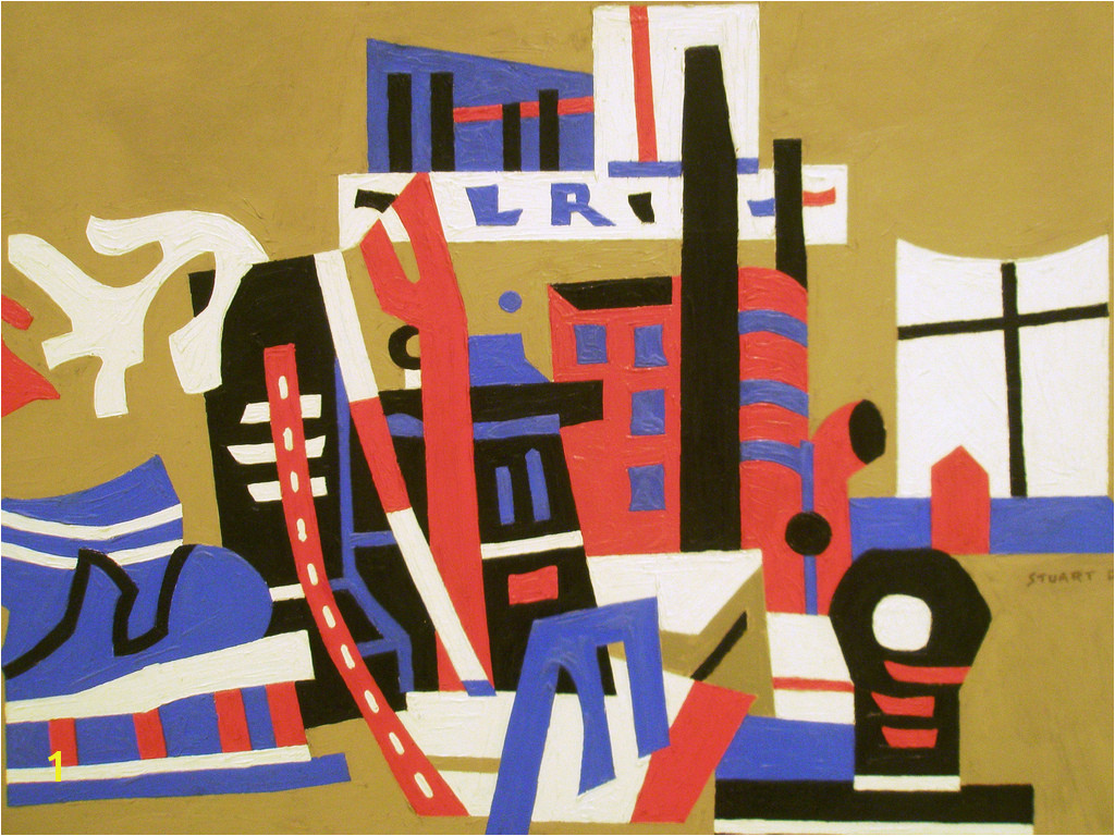 Buffalo Stuart Davis 1938 New York Waterfront Albright Knox Art Gallery Buffalo