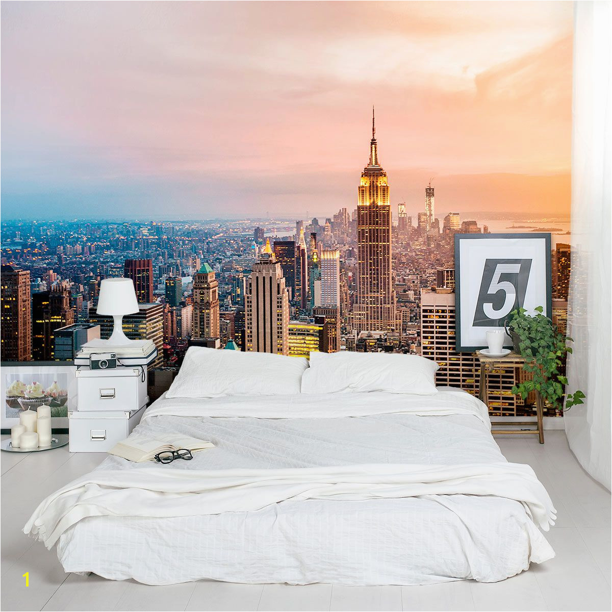 New York Wall Murals for Bedrooms New York Skyline Wall Mural Home Decor