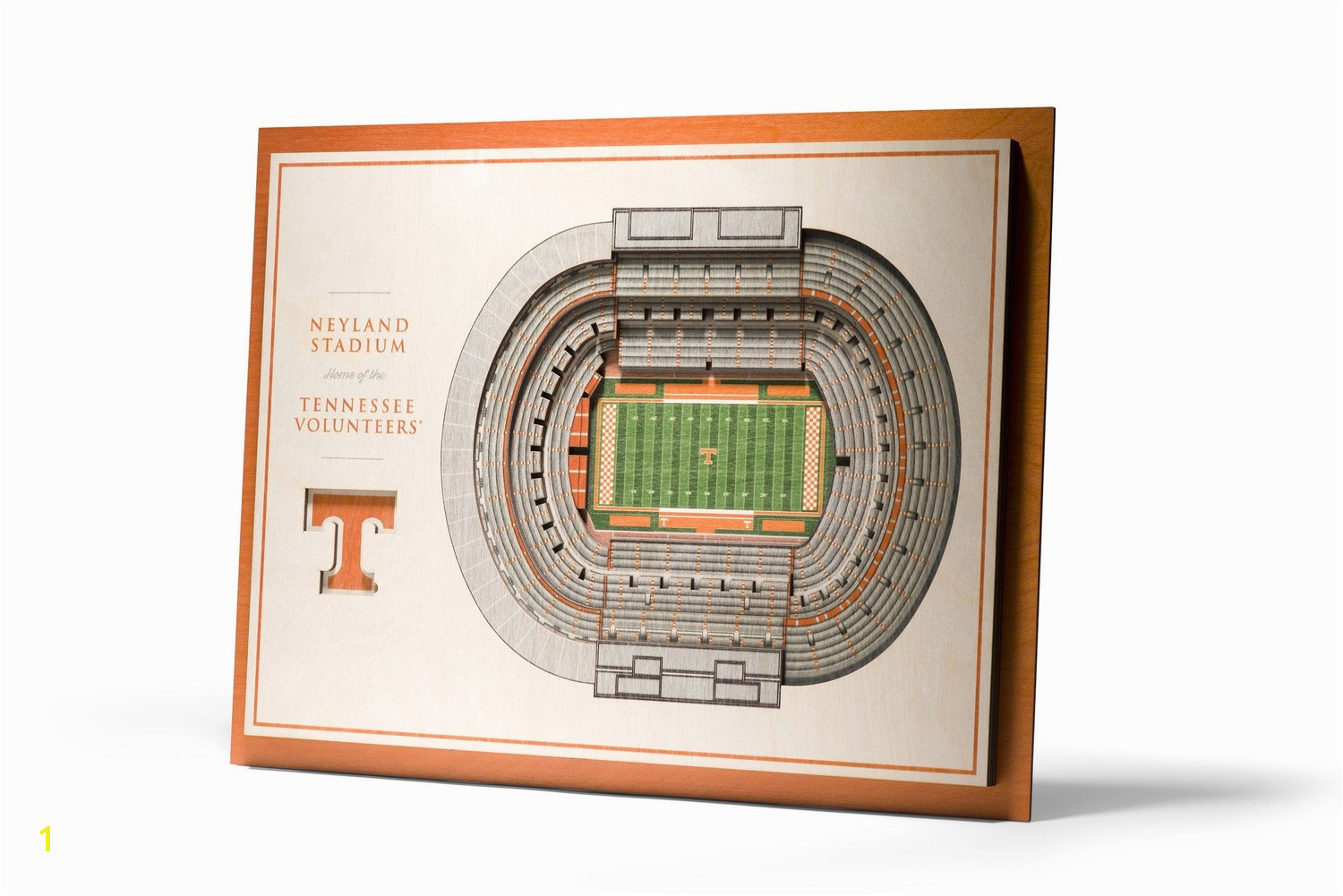 Tennessee Volunteers 5 Layer Wooden Replica StadiumView 3D Wall Art Neyland Stadium