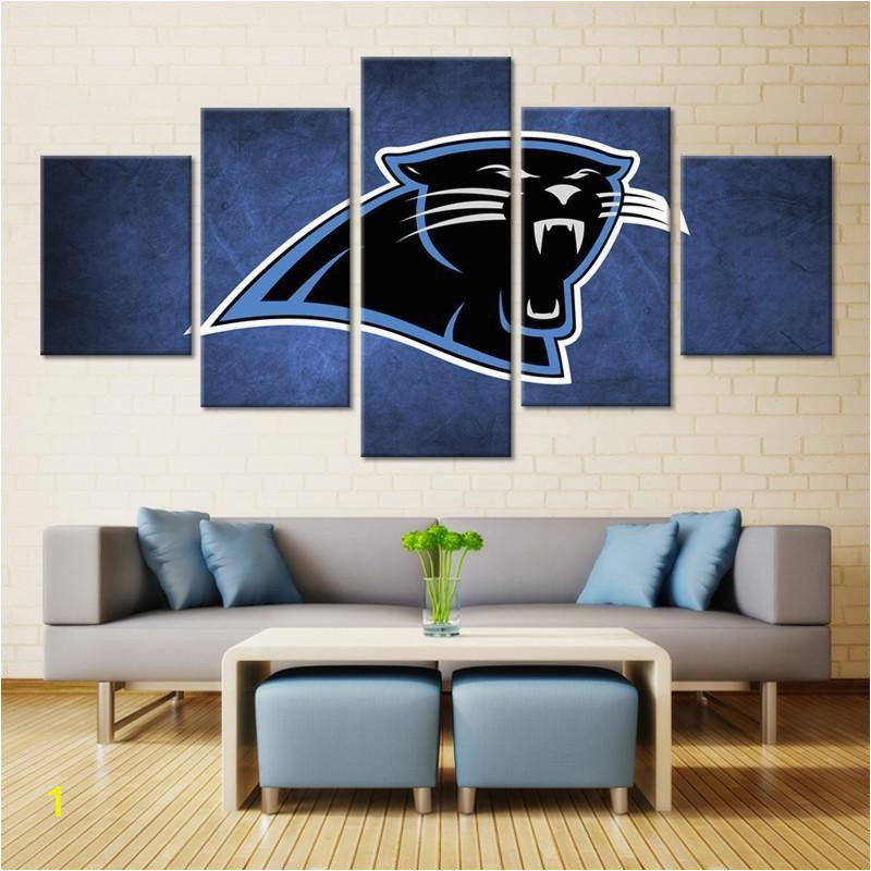 Carolina Panthers Wall Art canvas football sport wall nfl college art
