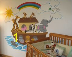 Noah s Ark Paint by Number Wall Mural