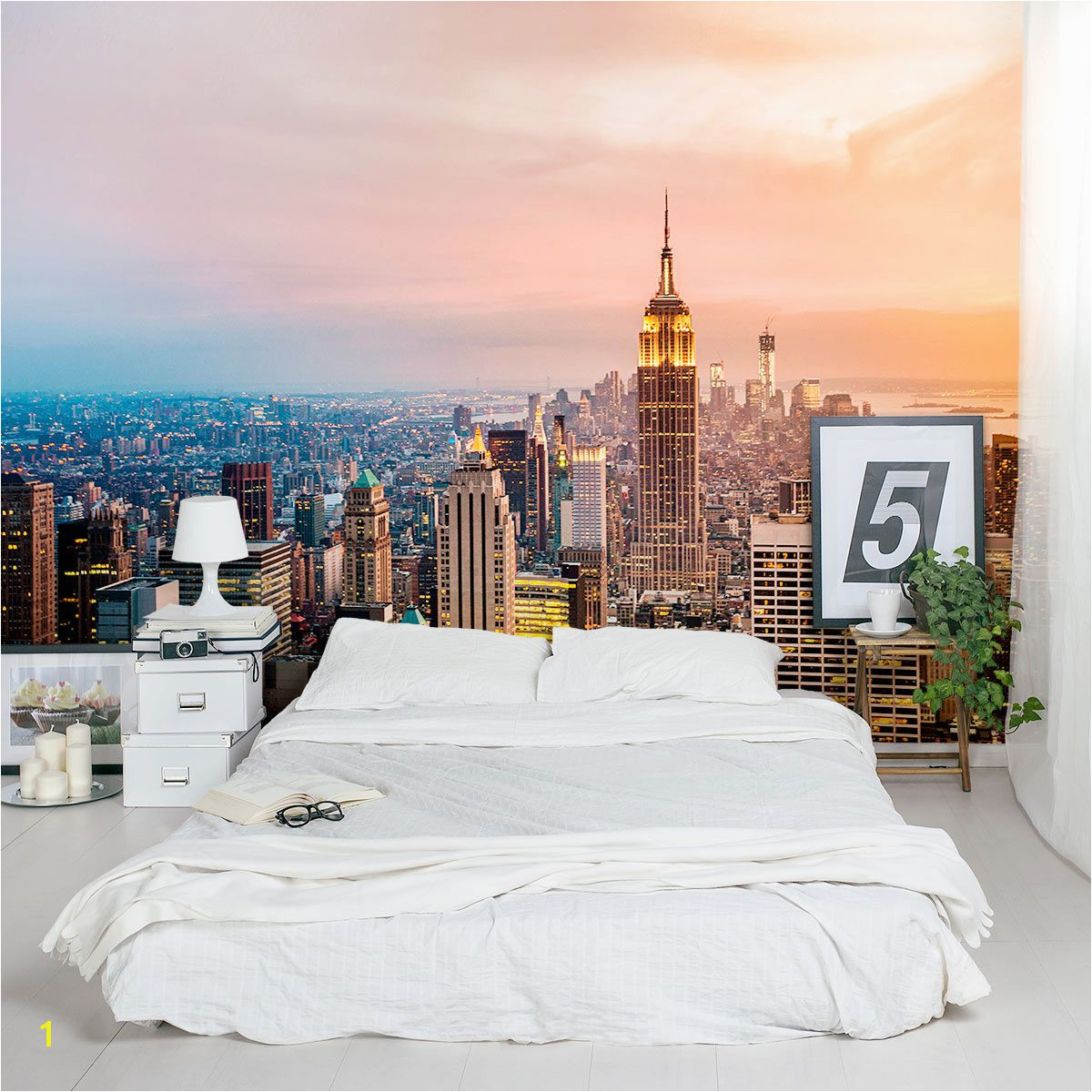 New York Skyline Wall Mural