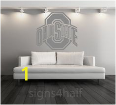 Ohio State Buckeyes Football Removable Wall Art by Signs4Half Ohio State Football College Football