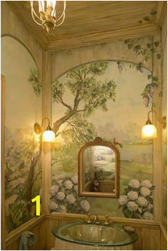 Old World Wall Murals 15 Best Powder Room Images