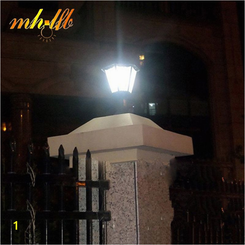 LED Solar Panel Wall Lamps Lustre Sconce Porch Home Garden Pillar Luz Outdoor Solar Lights Lighting