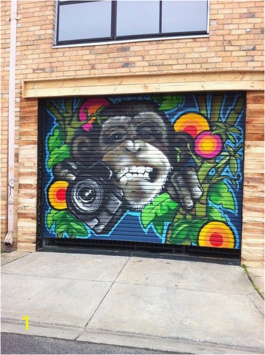 Funky Ape Garage Door Seddon Victoria Australia Image Garage Door Paint Garage