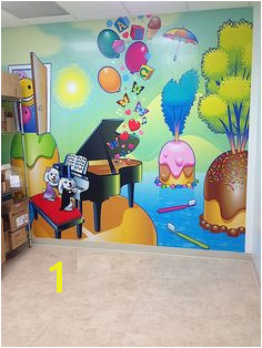 Illustrated murals by Mark C Collins for children s dentist office markcollinsillustration