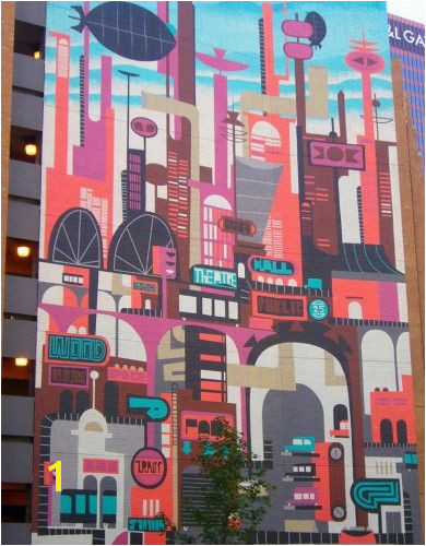 Ttile Yesterday s Tomorrow Mural Approximate Location 925 Liberty Avenue Pittsburgh Pennsylvania United States By In Artist Brian Holderman