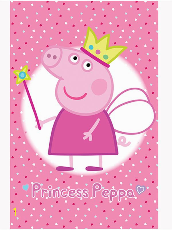 ficial Peppa Pig Princess Wall Mural es in Six Sections for Easy Application Free UK Delivery Available