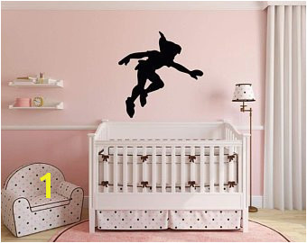 Peter Pan Wall Decal Vinyl Sticker Disney Shadow Character Art Silhouette for Kids Playroom Bedroom Nursery