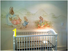 nursery mural after the book peter rabbit Coelho Peter Peter Rabbit Wallpaper Nursery Themes