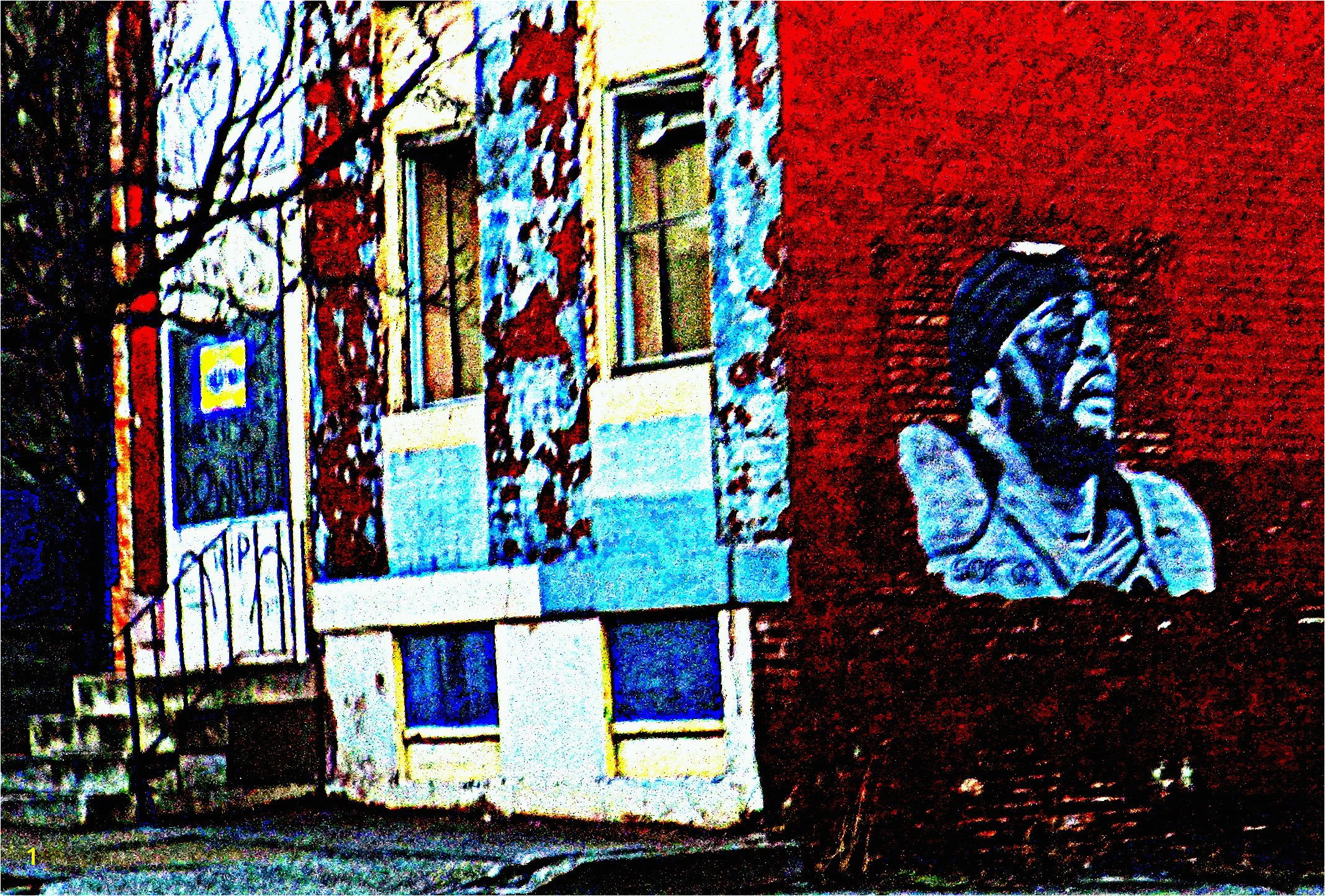 Baltimore City Building Mural Art By Constantine