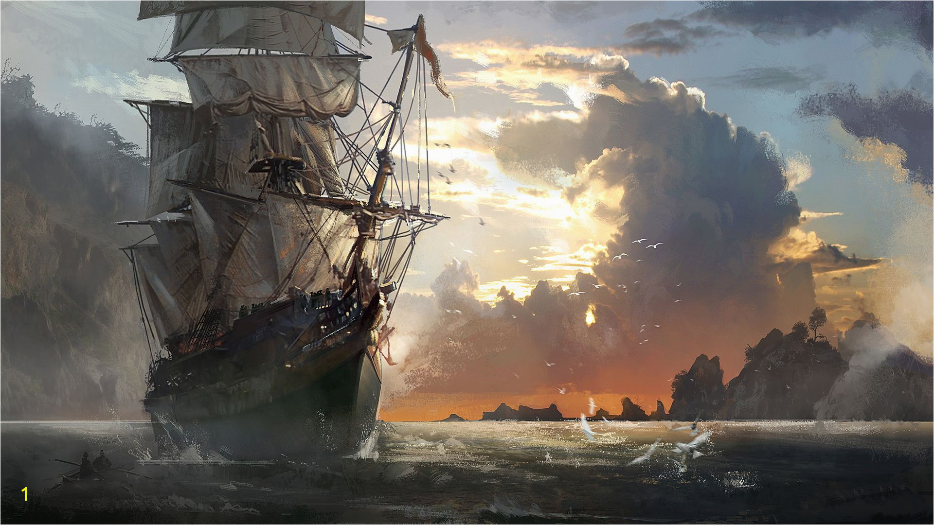 Ghost Pirate Ship Wallpapers Hd