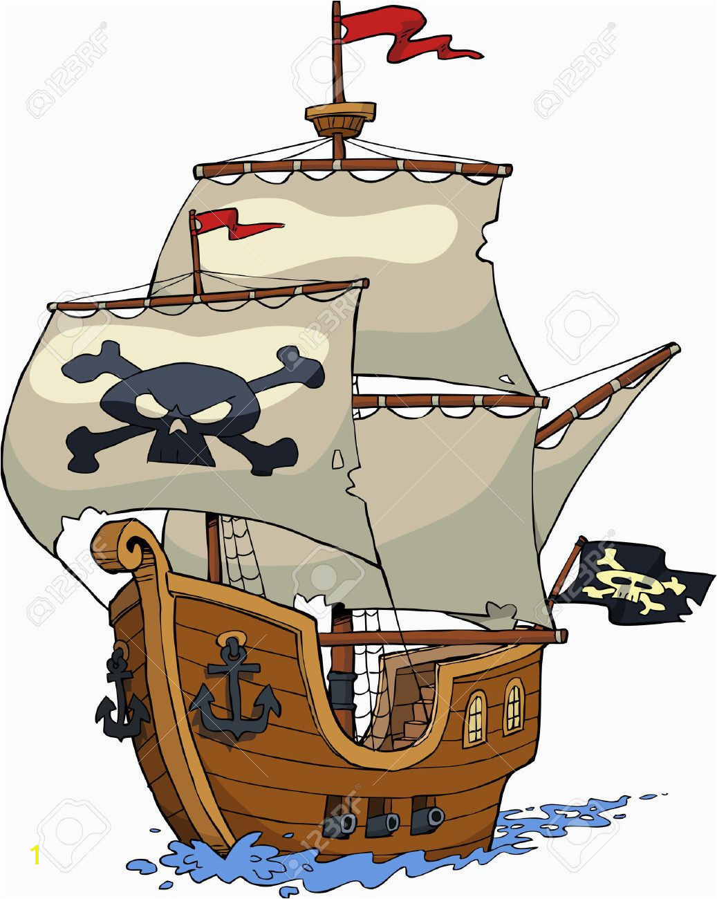 Pirate Ship Wall Murals Image Result for Pirate Ship Cartoon Background