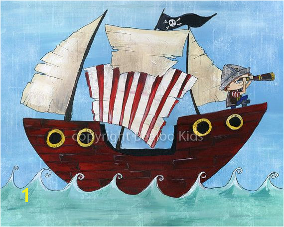 Pirate Art 8x10 Pirate Ship Print on Etsy $15 00