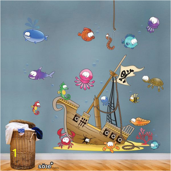 Pirate Ship Wall Stickers