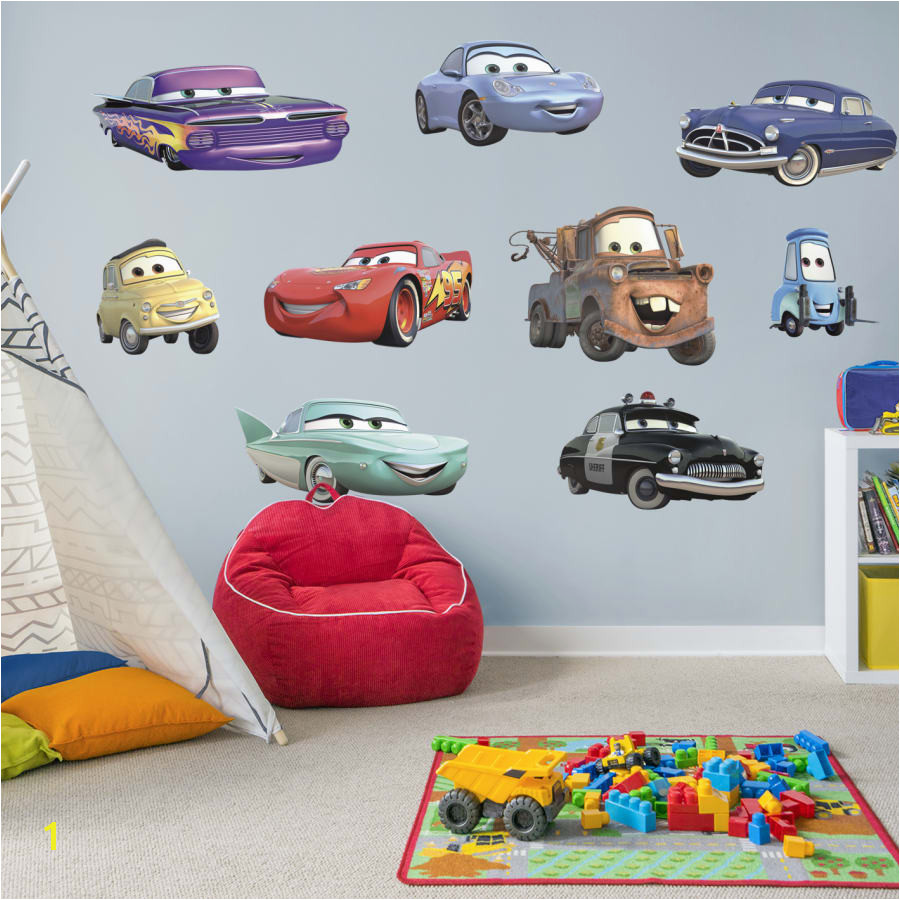 Cars Collection X ficially Licensed Disney PIXAR Removable Wall Decals Fathead