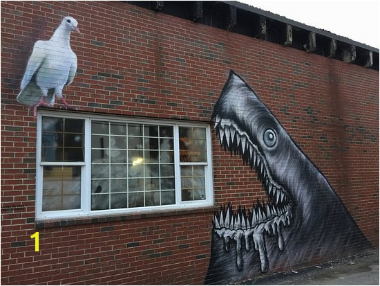 Portsmouth Harbor Trail Wall mural near the harbor