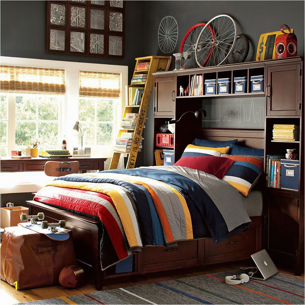 Pottery Barn Teen MVP Stripe quilt