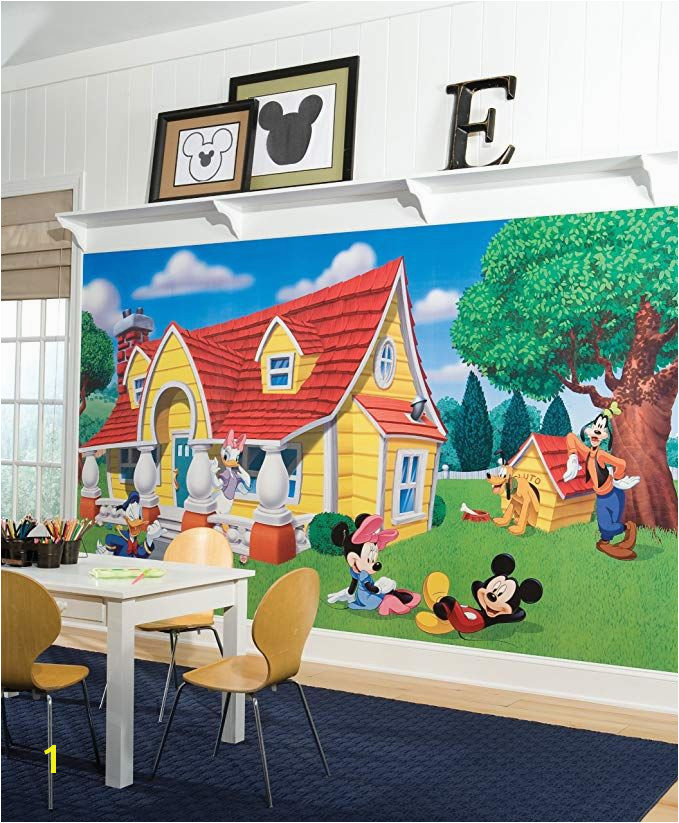 Buy your Mickey & Friends Chair Rail Prepasted Wall Mural here Create a vibrant scene in your child s room with prepasted wall murals