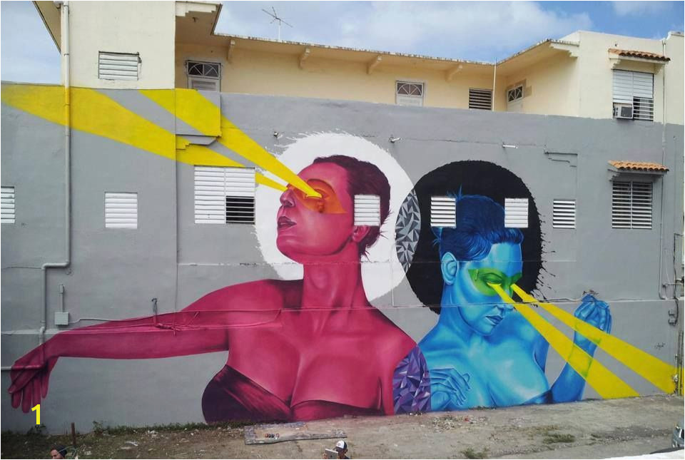 Juan Salgado Santurce es Ley 4 Trompe L Oeil Art Murals Street Art