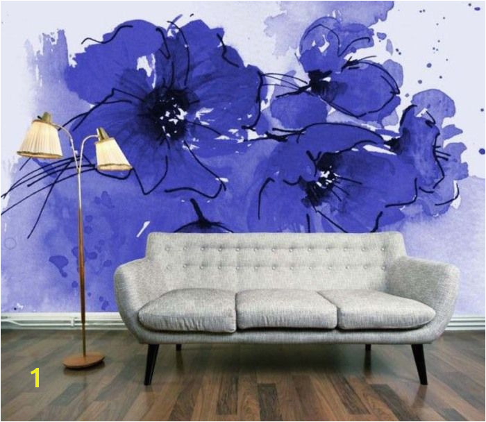 Purple Flower Wall Murals ÐÐºÐ²Ð°ÑÐµÐ ÑÐ½ÑÐµ ÑÑÐµÐ½Ñ Ð² Ð¸Ð½ÑÐµÑÑÐµÑÐµ Interior