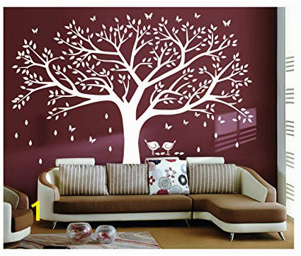 Bdecoll Tree Wall Sticker Art Diy Family Tree Wall Art Paper Removable Vinyl