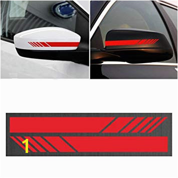 Rear Window Decals for Trucks Tr Od 2pcs Car Rear View Mirror Stickers Decor Diy Car