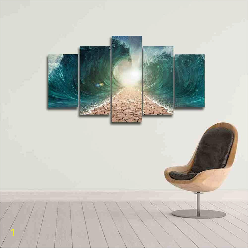 Red Sea Wall Art Canvas Christian Wall Art