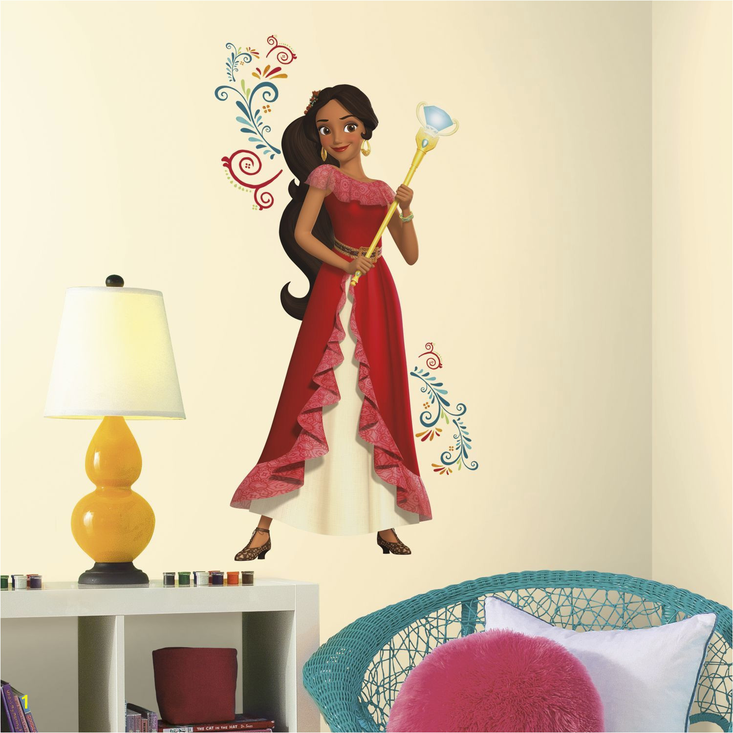 Roommates Wall Murals Princess Elena Of Avalor Multicolored Peel and Stick Wall Decals by