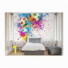 Football Splash Wall Mural