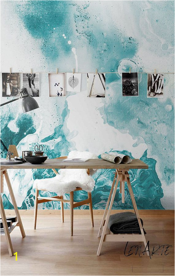 Marble Stain Wall Murals Wall covering Peel and stick