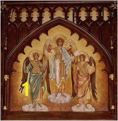 Sacred Art · Custom Byzantine style Angel Gabriel mural for the Basilica of St Patrick s Old Cathedral