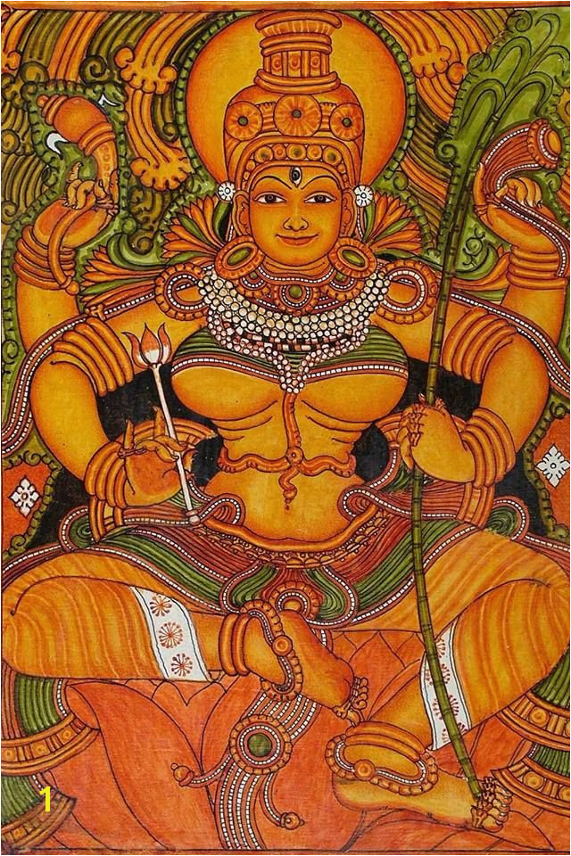 Sacred Art Murals Lalitha Tripurasundari Kerala Mural Devotional