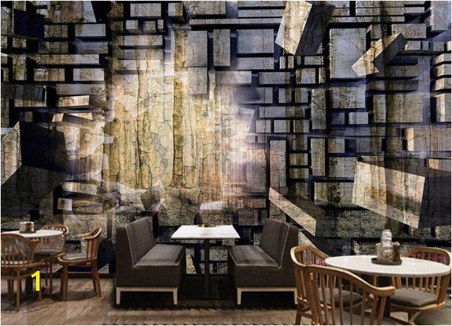 Retro Nostalgia Stone Wallpaper Brick Wall Murals Living Room HD Background Wall 3D Wallpaper Murals