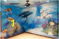Sea Life Mural by SoCal artist Sea Murals Ocean Mural Beach Mural Wall