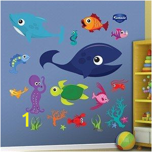 Sea Life Wall Murals Always Growing and Changing Just Like Our Kids Drawing