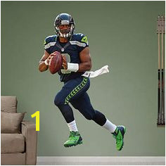 Russell Wilson Fathead Wall Decal Football Bedroom Sports Wall Decals Russell Wilson Seattle