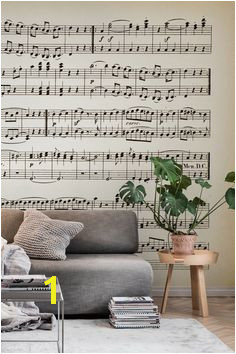 Notes wall mural from happywall mural happywall wallmural wallpaper music