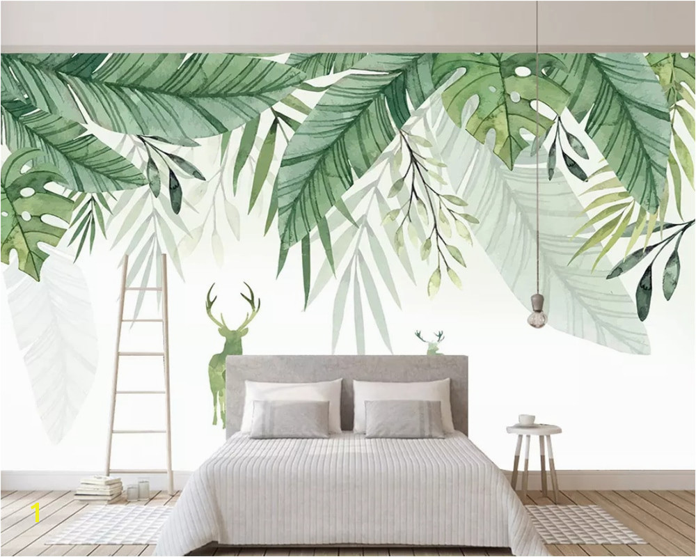 Small Size Wall Murals Beibehang Custom Any Size 3d Wall Mural Wallpaper Small Fresh Elk