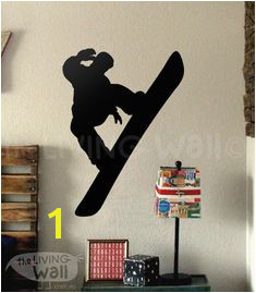 Snowboard Wall Decal Snowboard Wall Decor for by LivingWall Sports Wall Decals Vinyl Wall Stickers