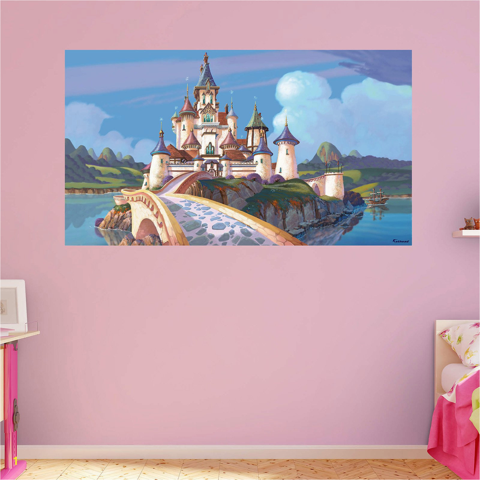 Sofia the First Mural Fathead sofia the First Castle Wall Mural In 2019