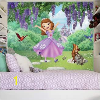 Mural Roommates Disney Sofia the First Friends & Garden Wall by RoomMates