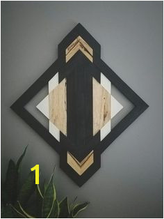 e of A Kind Wood Wall Art Reclaimed Wood Geometric Aztec Southwestern Modern Boho Zen Home Decor Mountain Decor