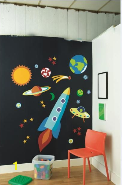 Outer Space Wall Mural