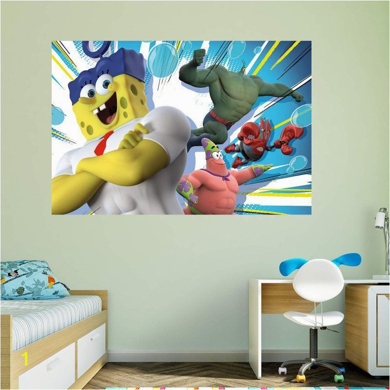 Spongebob Wall Mural Fathead Spongebob Movie Wall Mural 18 Products