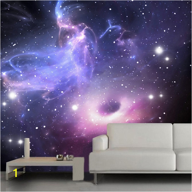 3D Wallpaper Modern Simple Starry Sky Space Mural Restaurant Theme Hotel Living Room High Quality