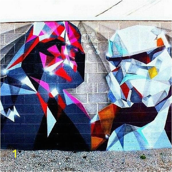 Starwars Mural Star Wars the force