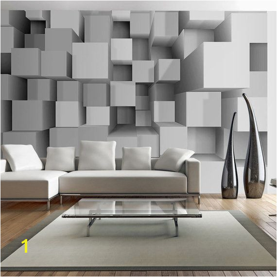 Wallpaper Wall Murals Non Woven 3D Modern Art Optical Illusion Brick Stone Effect Wall Decals Bedroom Decor Home Design Wall Art 232