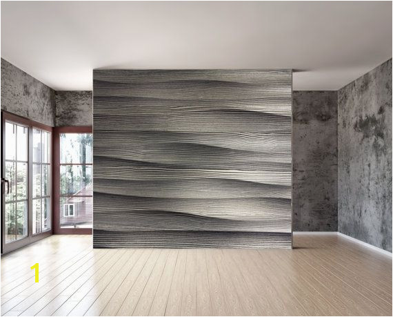 Wave stone wall mural is a repositionable peel & stick fabric material with an adhesive back can be installed on virtually any reasonable Flat and smooth